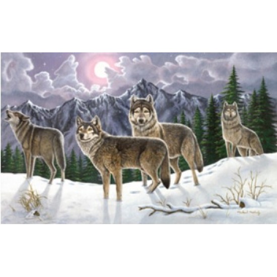Peinture par Numéros Royal & Langnickel (30x45cm) - Loups